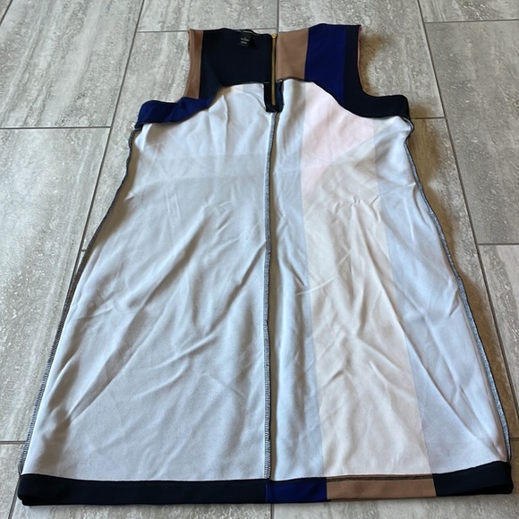INC International Concepts,color block sheath dress,U-neck,sleevelessmini,women - Picture 8 of 8